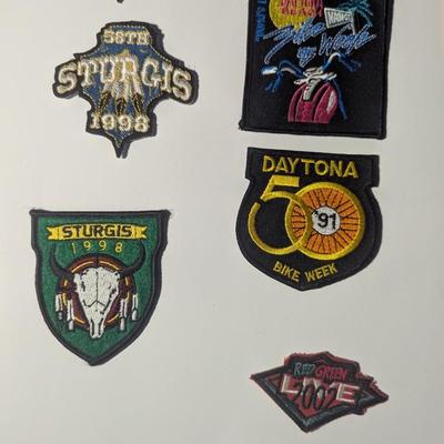 Sale Photo Thumbnail #1661: Variety Of Bike Week Patches #9