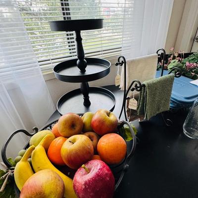 Collection of home decor items.