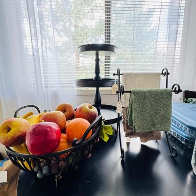 Collection of home decor items.