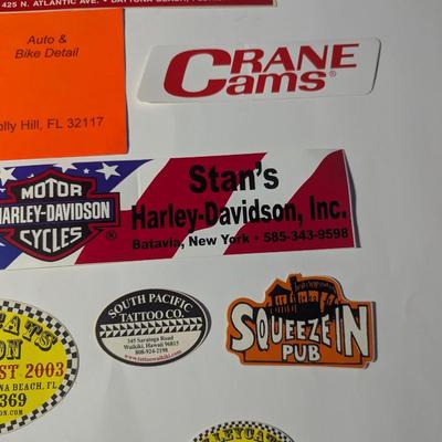 Sale Photo Thumbnail #1733: Variety Of Motorcycle Decal Bumper Stickers #18