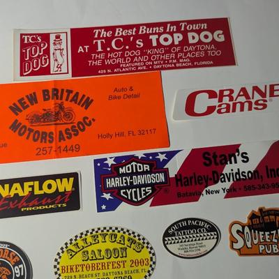 Sale Photo Thumbnail #1736: Variety Of Motorcycle Decal Bumper Stickers #18