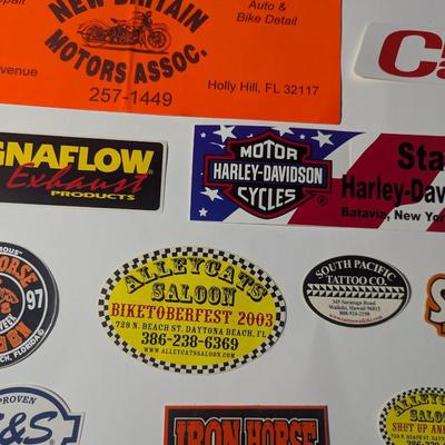 Sale Photo Thumbnail #1734: Variety Of Motorcycle Decal Bumper Stickers #18