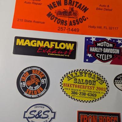 Sale Photo Thumbnail #1735: Variety Of Motorcycle Decal Bumper Stickers #18