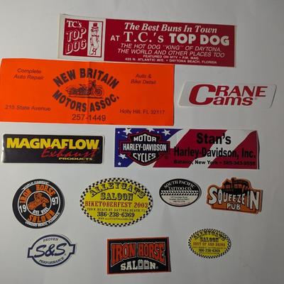 Sale Photo Thumbnail #1732: Variety Of Motorcycle Decal Bumper Stickers #18