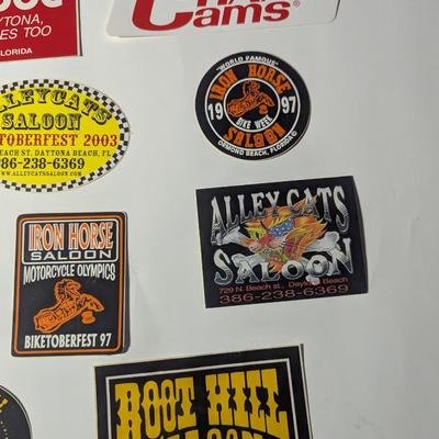 Sale Photo Thumbnail #1738: Variety Of Motorcycle Decal Bumper Stickers #19
