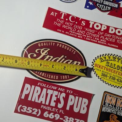 Sale Photo Thumbnail #1741: Variety Of Motorcycle Decal Bumper Stickers #19