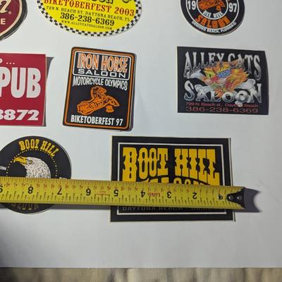 Sale Photo Thumbnail #1740: Variety Of Motorcycle Decal Bumper Stickers #19