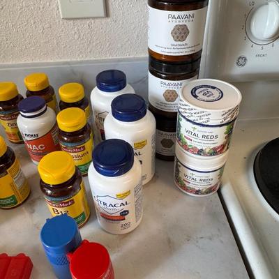 Various supplements, vitamins.