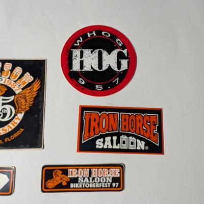 Sale Photo Thumbnail #1745: Variety Of Motorcycle Decal Bumper Stickers #20