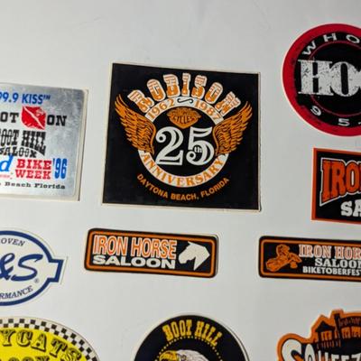 Sale Photo Thumbnail #1748: Variety Of Motorcycle Decal Bumper Stickers #20