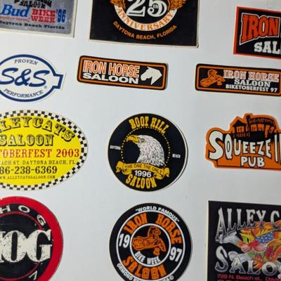 Sale Photo Thumbnail #1747: Variety Of Motorcycle Decal Bumper Stickers #20