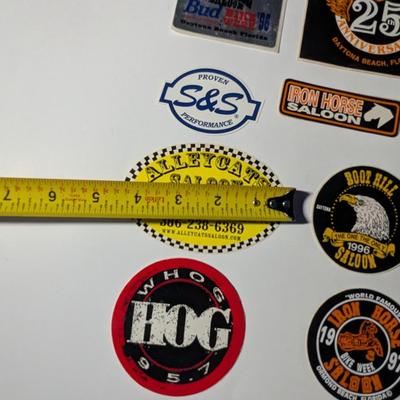 Sale Photo Thumbnail #1753: Variety Of Motorcycle Decal Bumper Stickers #20