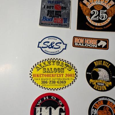 Sale Photo Thumbnail #1750: Variety Of Motorcycle Decal Bumper Stickers #20