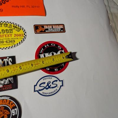 Sale Photo Thumbnail #1761: Variety Of Motorcycle Decal Bumper Stickers #21