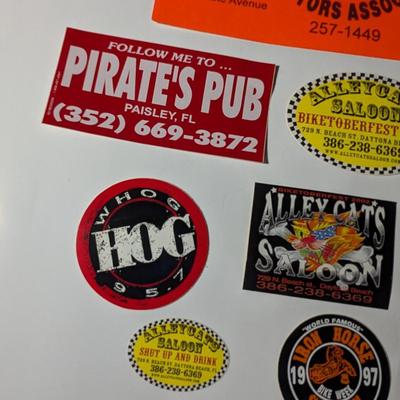 Sale Photo Thumbnail #1757: Variety Of Motorcycle Decal Bumper Stickers #21