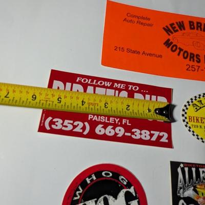 Sale Photo Thumbnail #1760: Variety Of Motorcycle Decal Bumper Stickers #21