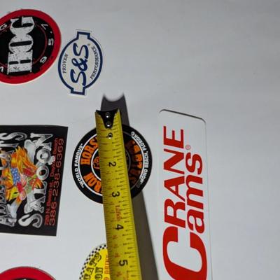 Sale Photo Thumbnail #1762: Variety Of Motorcycle Decal Bumper Stickers #21