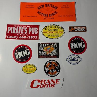 Sale Photo Thumbnail #1754: Variety Of Motorcycle Decal Bumper Stickers #21