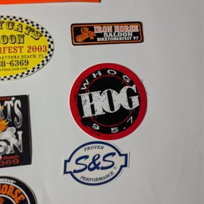 Sale Photo Thumbnail #1755: Variety Of Motorcycle Decal Bumper Stickers #21