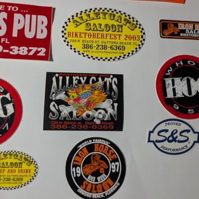 Sale Photo Thumbnail #1756: Variety Of Motorcycle Decal Bumper Stickers #21