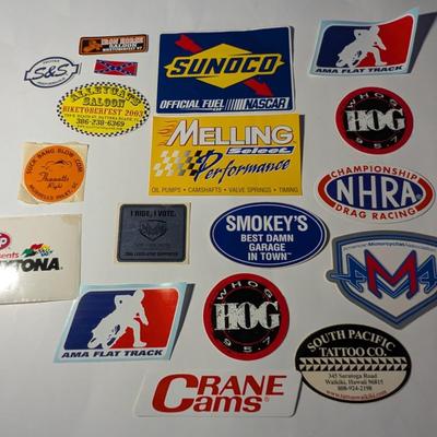 Sale Photo Thumbnail #1763: Variety Of Motorcycle Decal Bumper Stickers #22