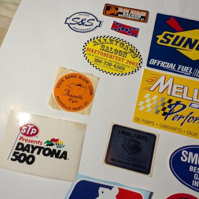 Sale Photo Thumbnail #1766: Variety Of Motorcycle Decal Bumper Stickers #22
