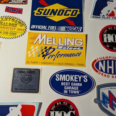 Sale Photo Thumbnail #1765: Variety Of Motorcycle Decal Bumper Stickers #22