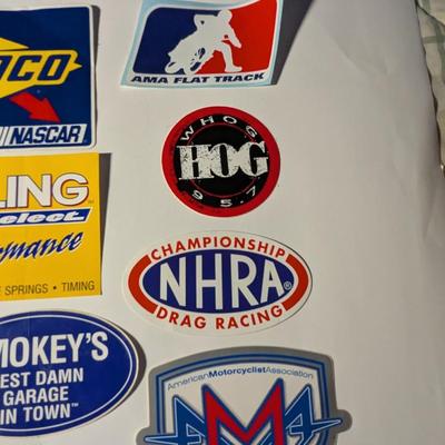 Sale Photo Thumbnail #1764: Variety Of Motorcycle Decal Bumper Stickers #22