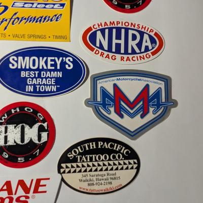 Sale Photo Thumbnail #1768: Variety Of Motorcycle Decal Bumper Stickers #22
