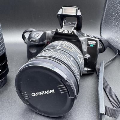 Minolta Camera w/Extra Zoom Lens