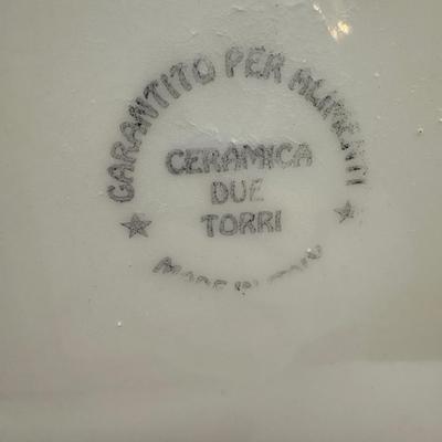 Ceramica Due Torri Pitcher & Platter - Made in Italy