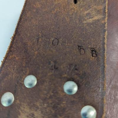Sale Photo Thumbnail #724: Leather Belt Revolver Holder