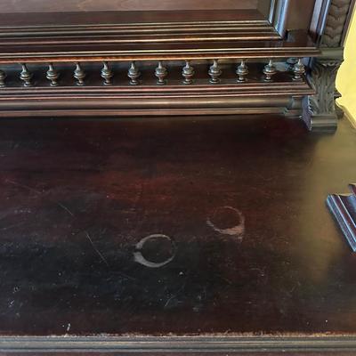 Antique French Renaissance Revival Walnut Buffet, 19th Century