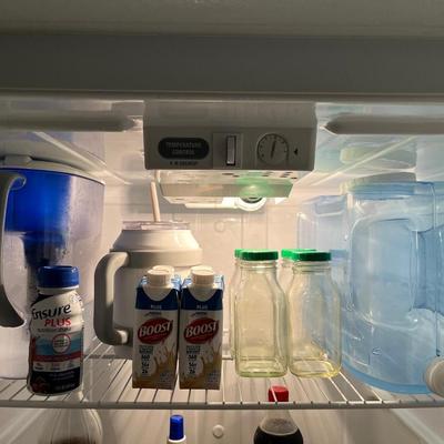 Various frozen food items,