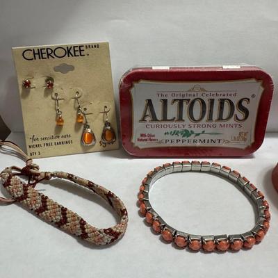 Variety of jewelry and more.