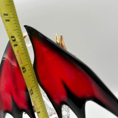 Glass Baron Castle Mountain Dragon Figurine