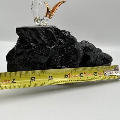 Glass Baron Castle Mountain Dragon Figurine