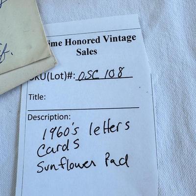 Sale Photo Thumbnail #135: Do you like to read old letters? This handwritten lot goes into stories written long ago. Fun newspaper clippings and other ephemera . All posted.. Great for inspiration, scrapbook, art or stamp collecting.