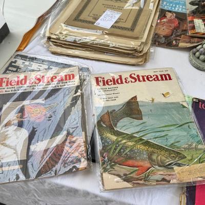 Sale Photo Thumbnail #168: Great for resell all magazine come already sleeved in plastic some priced. Huge lot of oversize sheet music from 1900.