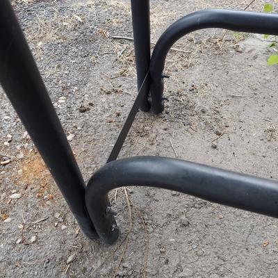 Cast Iron Fireplace Andirons and Tool Set (LR-KD)