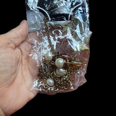 90's Old New Stock Necklaces, Original Packages 7 Necklaces