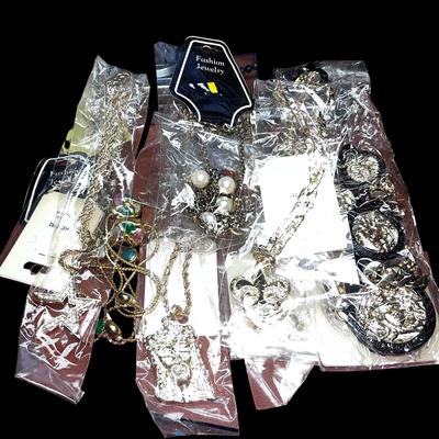 90's Old New Stock Necklaces, Original Packages 7 Necklaces