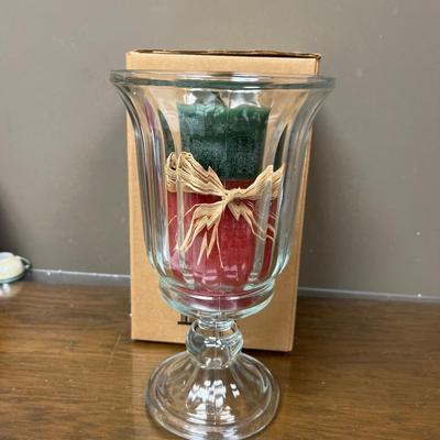 Nice Home Interiors and Gifts Glass Candle Holder
