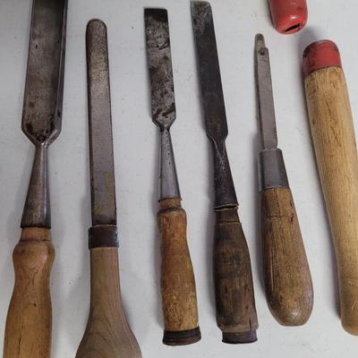 Large Lot of Chisels and Gouges (SB-EL)