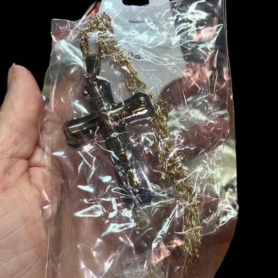 90's Old New Stock Necklaces, Original Packages 6 Necklaces - Lot #36