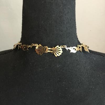 Beautiful, vintage, wild bryde loon statement, necklace
