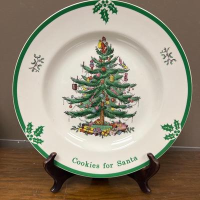 Nice Cookies for Santa Plate