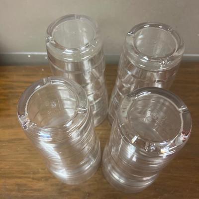 Nice Set of 4 Plastic Drinking Glasses