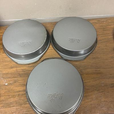 Set of 3 EKCO USA 8” Metal Pie Pan