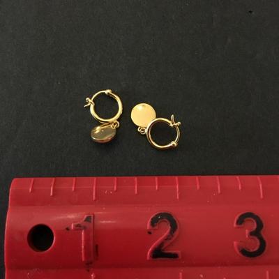 Cute yin Yang dangle earrings